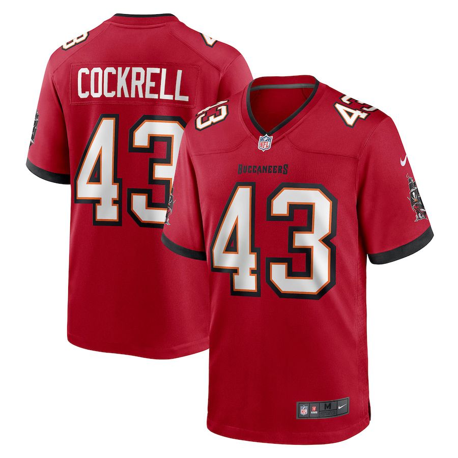Men Tampa Bay Buccaneers 43 Ross Cockrell Nike Red Game NFL Jersey